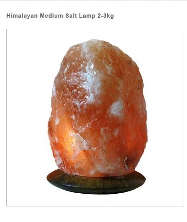 Himalayan Salt Lamp<br> Medium Amber